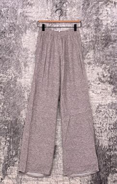 Lapointe Pants XS Womens Gray High Rise Wide Straight Leg Pull On